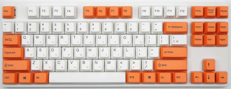 varmilo va87m orange white led tkl pbt mechanical keyboard