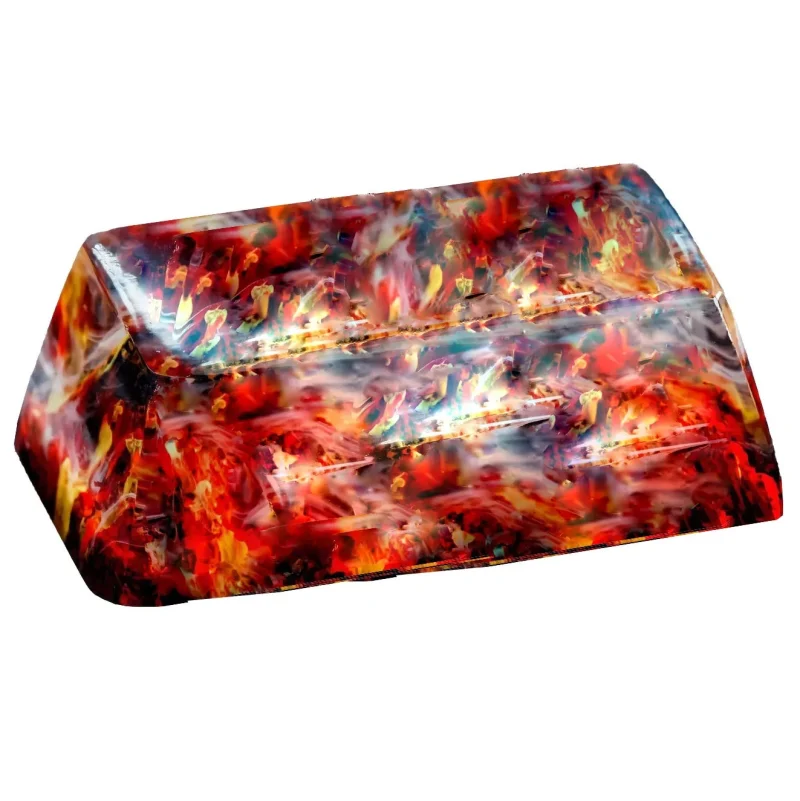 volcano wood resin 2u sa artisan keycap resixteen