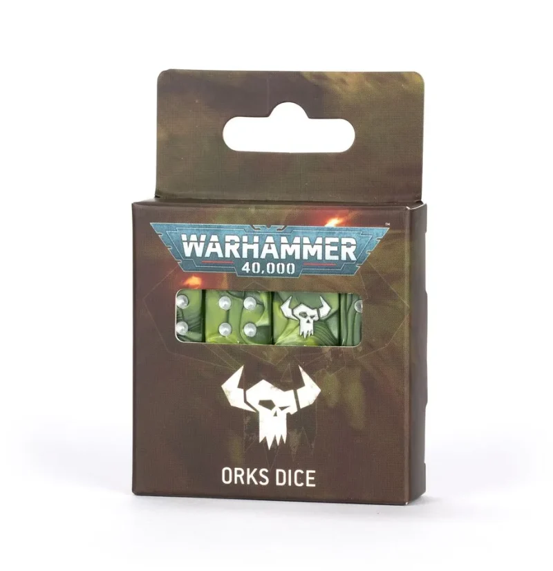 warhammer 40 000 orks dice set