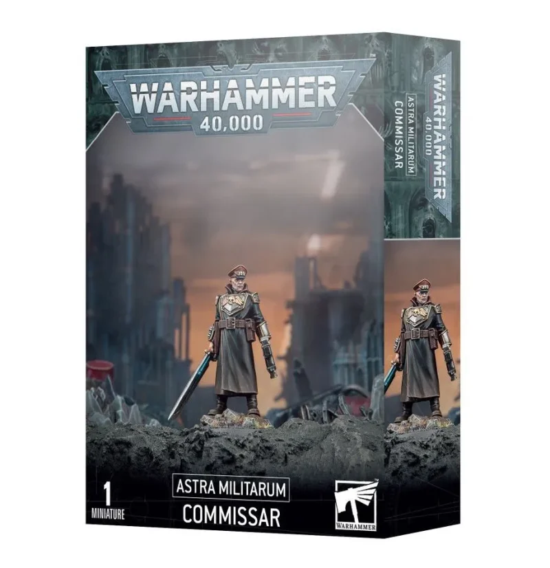 warhammer 40000 astra militarum commissar figure