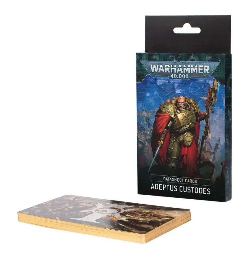 warhammer 40k adeptus custodes datasheet cards