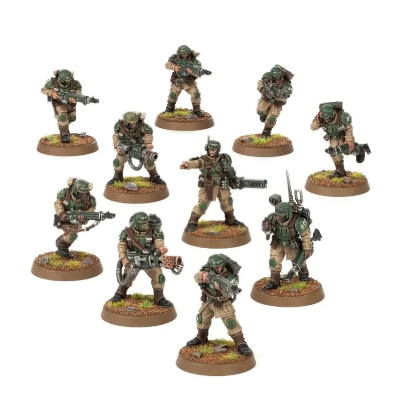 warhammer 40k astra militarum cadian shock troops set