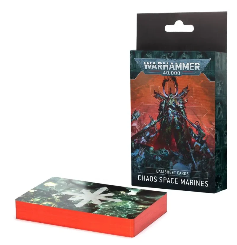 warhammer 40k chaos space marines datasheet cards