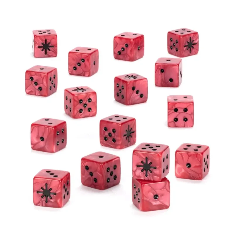 warhammer 40k chaos space marines dice set