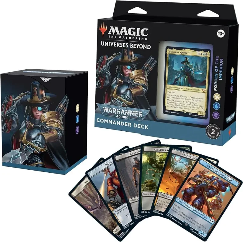 warhammer 40k commander deck forces of the imperium magic the gathering