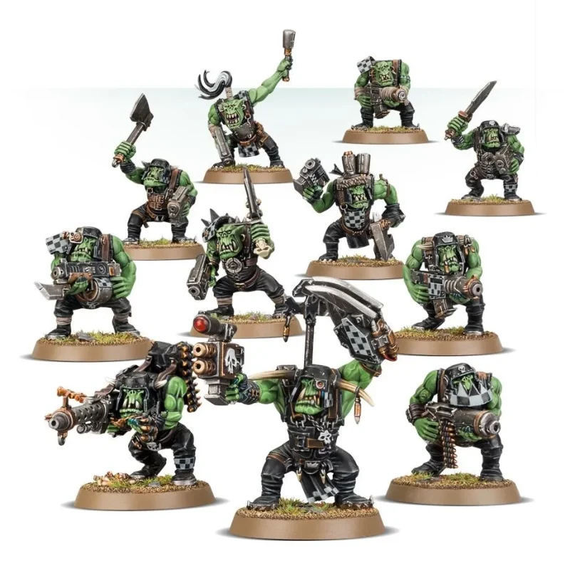 warhammer 40k orks ork boyz set exclusive miniatures