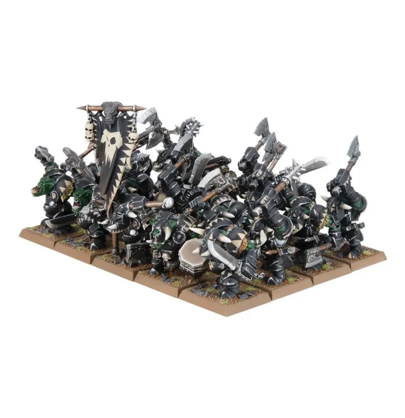 warhammer old world black orc mob orc goblin tribes