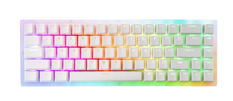 womier k68 65 hotswap rgb mechanical keyboard abs double shot