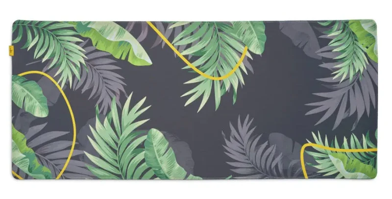 zero lush jungle green desk mat eco friendly non slip