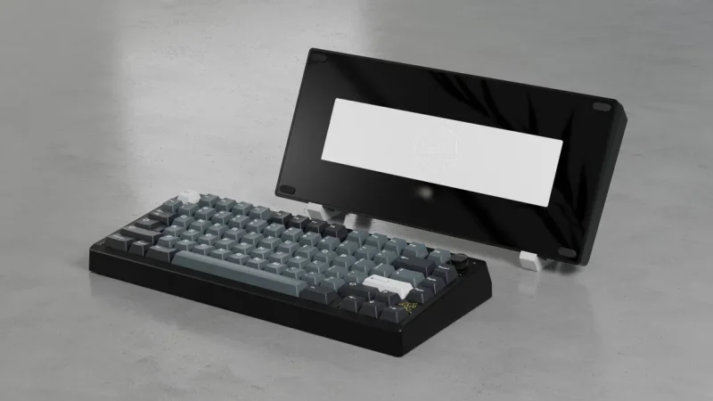 zoom75 essential edition aluminum diy keyboard kit 75 hotswap wireless rgb